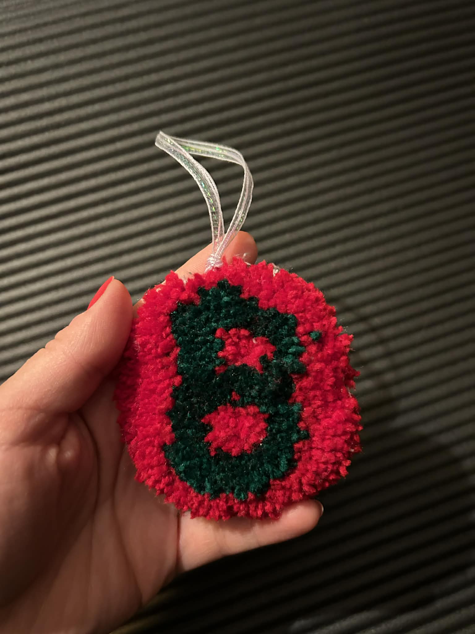 *Tufted Custom Letter Ornament*